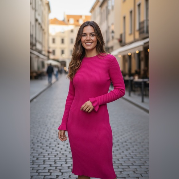 NWOT Women’s Rachel Parcell Red Knit Dress XXL - Picture 1 of 8